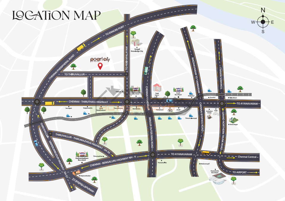 Pearl city Location Map